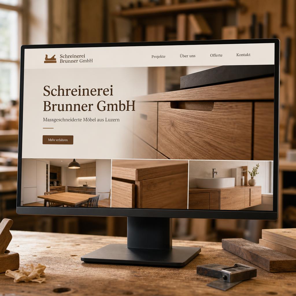 Referenz Handwerksbetrieb – Schreinerei Brunner GmbH, Luzern