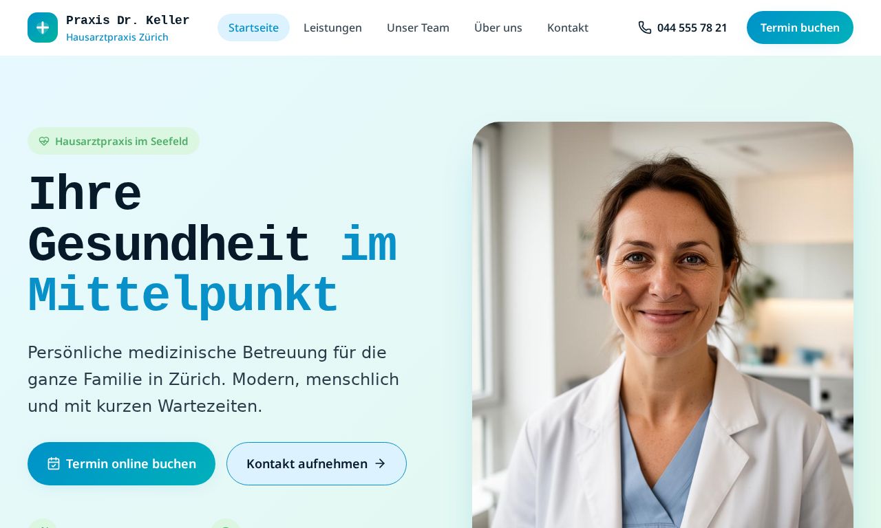 Nachher – Hausarztpraxis, Zürich