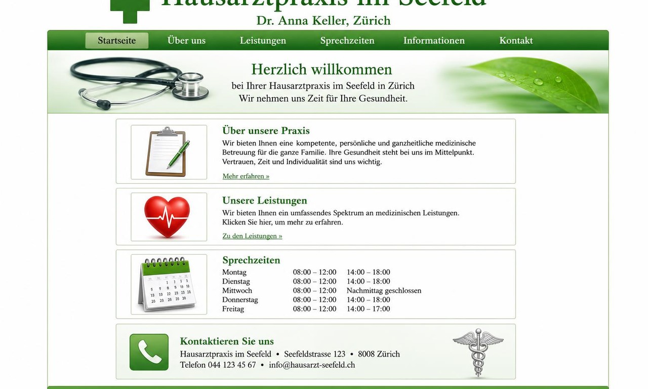 Vorher – Hausarztpraxis, Zürich