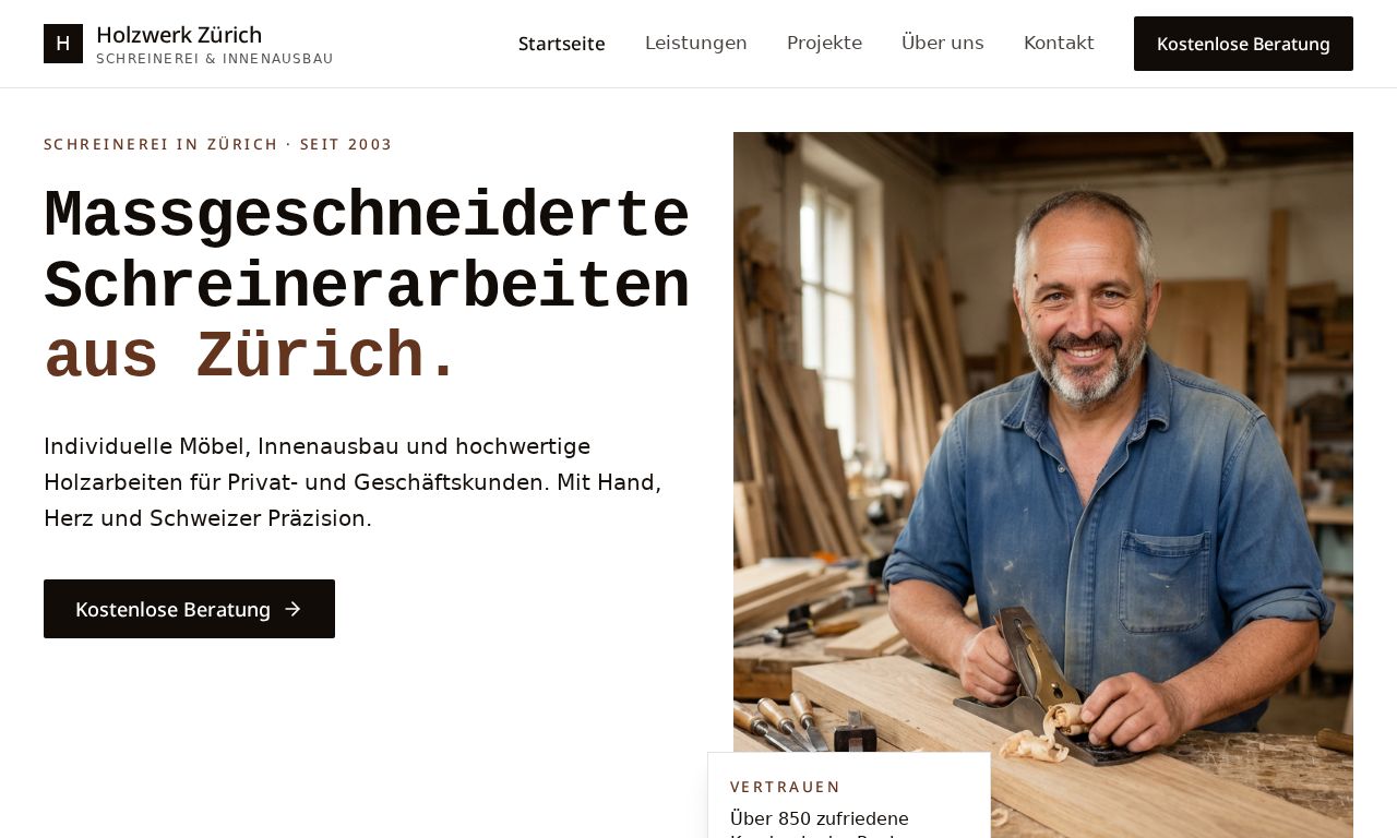 Nachher – Schreinerei, Zürich