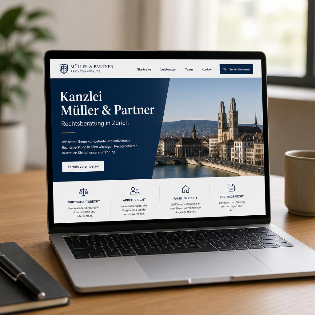 Referenz Anwaltskanzlei – Kanzlei Müller & Partner, Zürich